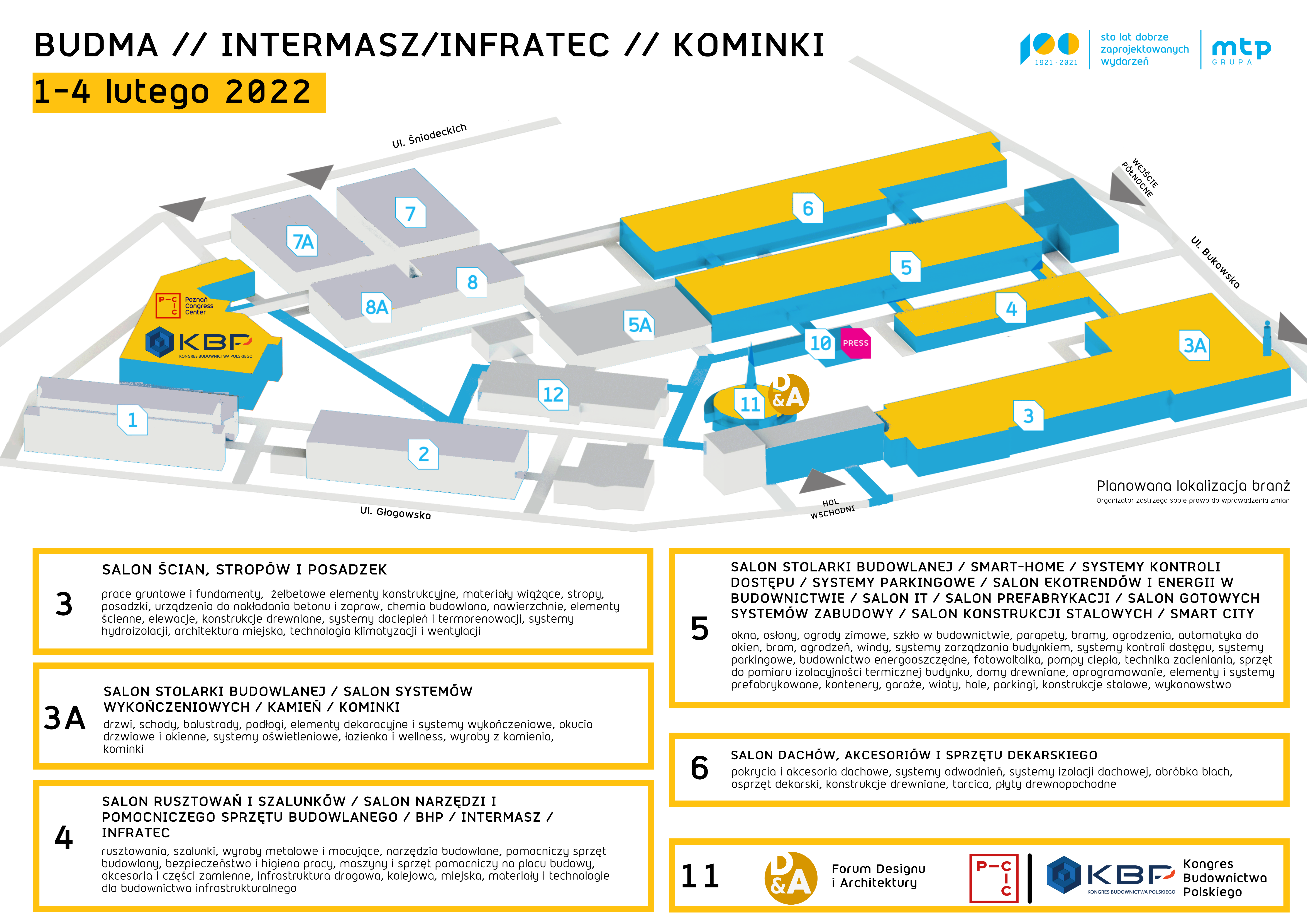 mapa pawilonów budma 2022